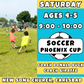 5/30 - 8/1 | Ages 4-5<br>Phoenix Cup Saturdays<br>New Song Church, Carlsbad<br>16 Total Spots