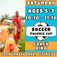 6/13 - 8/15 | Ages 5-7<br>Phoenix Cup Saturdays<br>John Landes Park, Oceanside<br>16 Total Spots