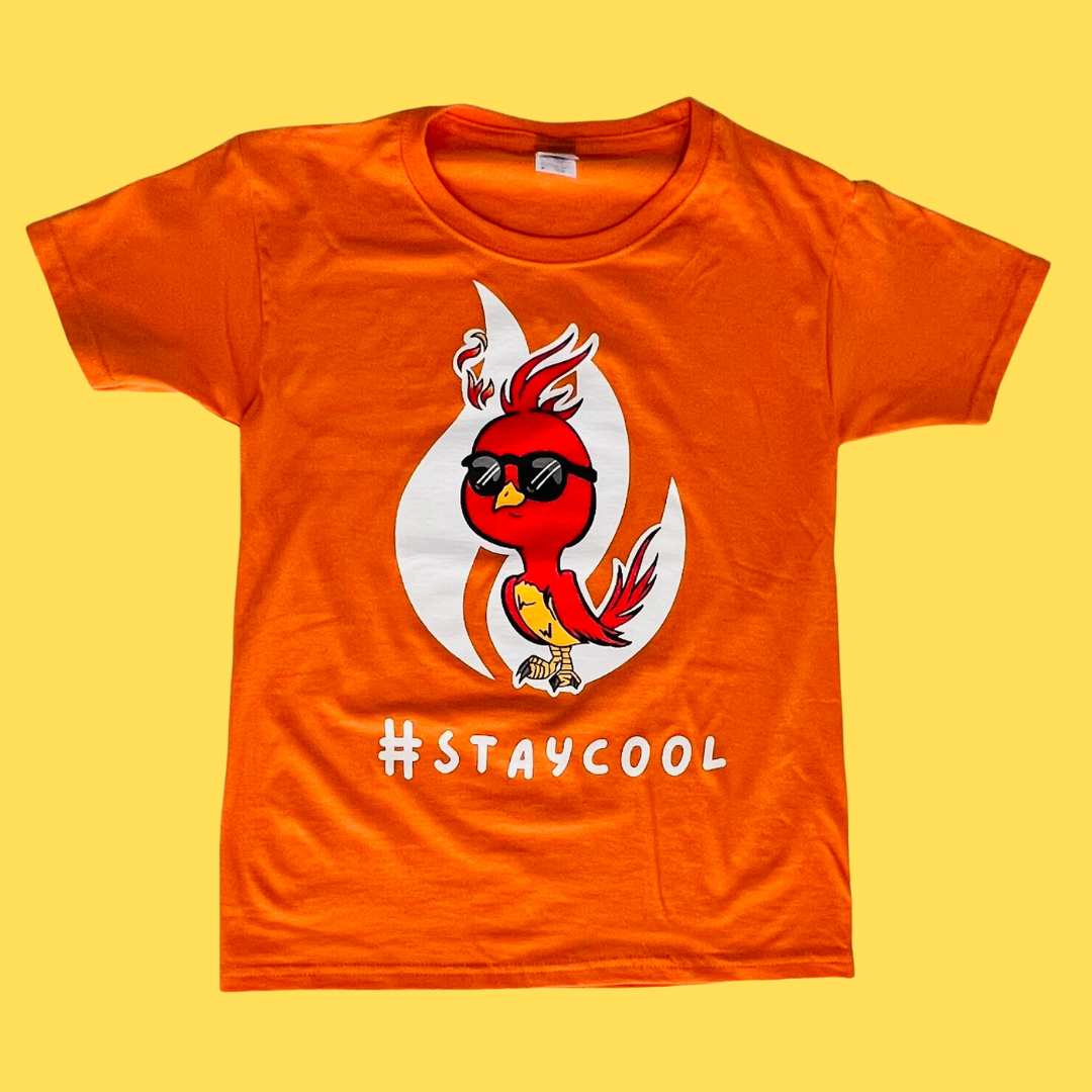 Phelix the Phoenix<br>Youth T-Shirt: #Staycool